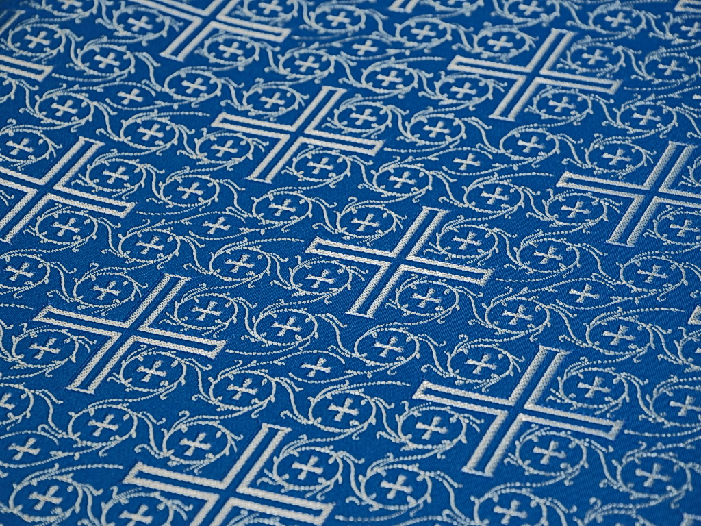 1647DS Krest vizantiiskii sinii